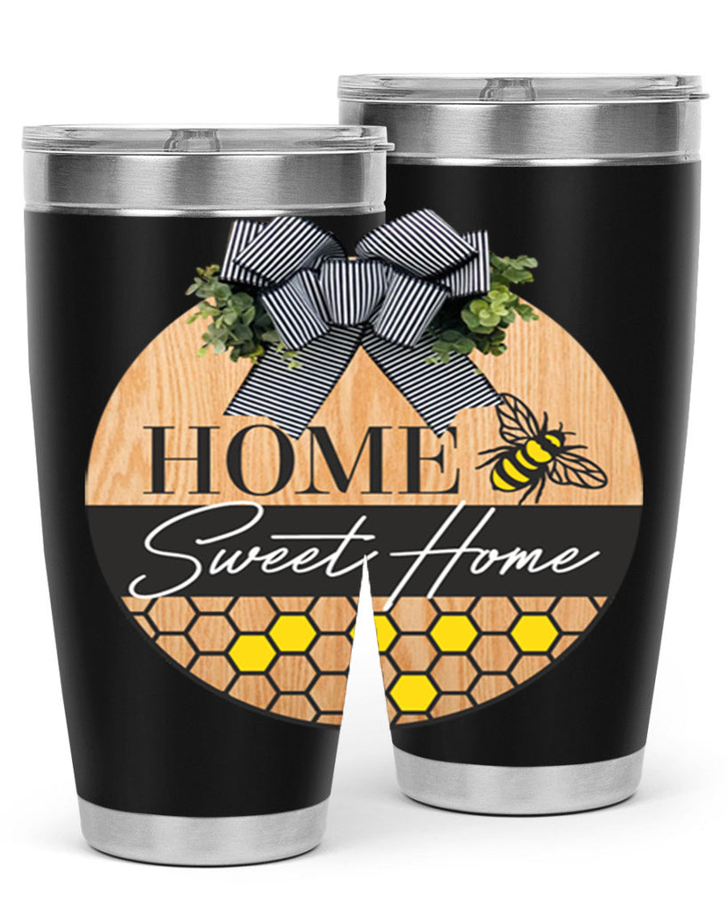 Home Sweet home bee and hive Mockup241#- spring- Tumbler