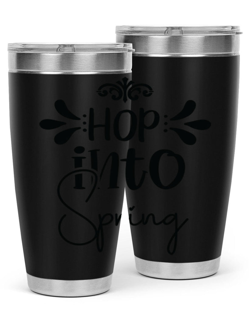 Hop into Spring 247#- spring- Tumbler