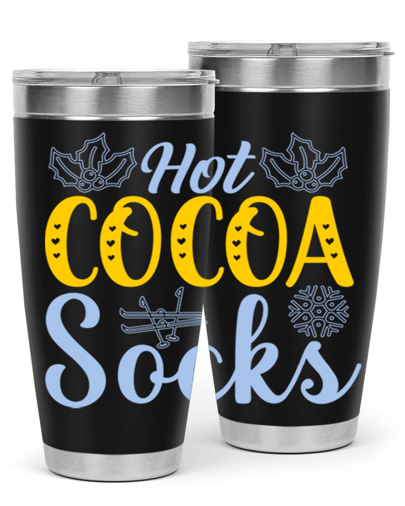 Hot cocoa socks211#- winter- Tumbler