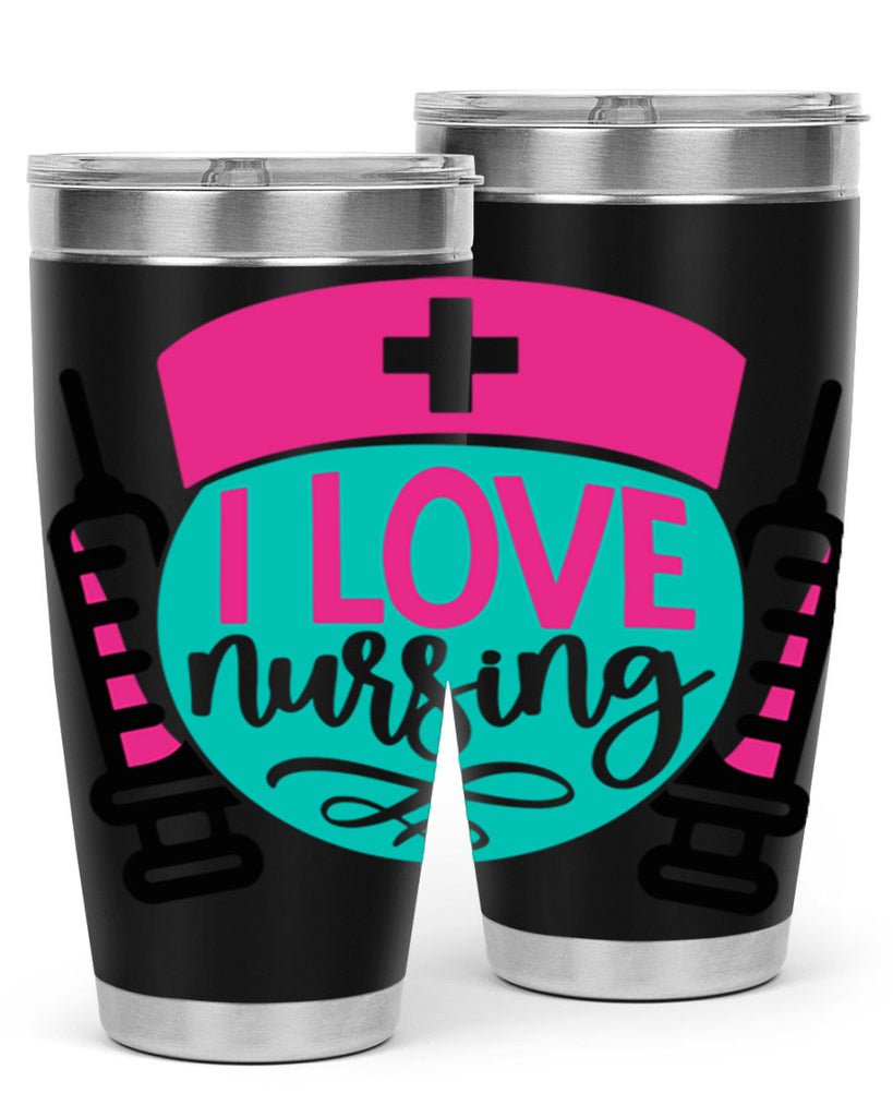I Love Nursing Style Style 172#- nurse- tumbler