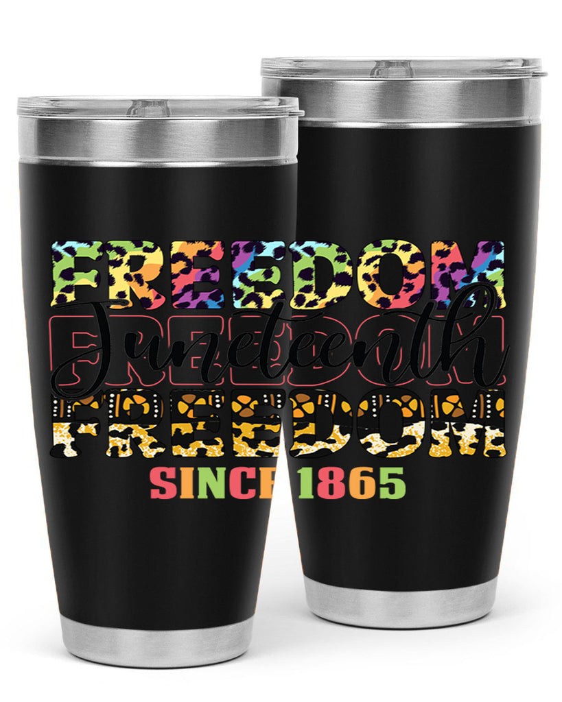 Juneteenth Freedom Since 1865 Png 36#- Juneteenth- tumbler