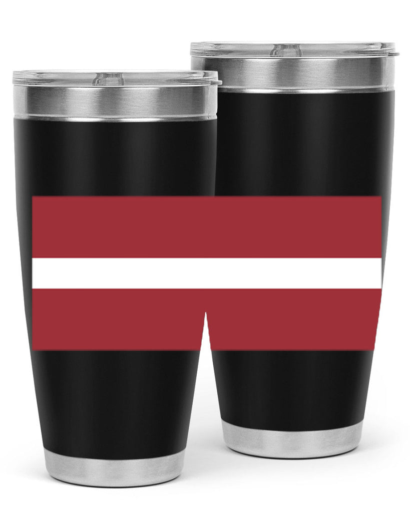 Latvia 104#- world flags- Tumbler