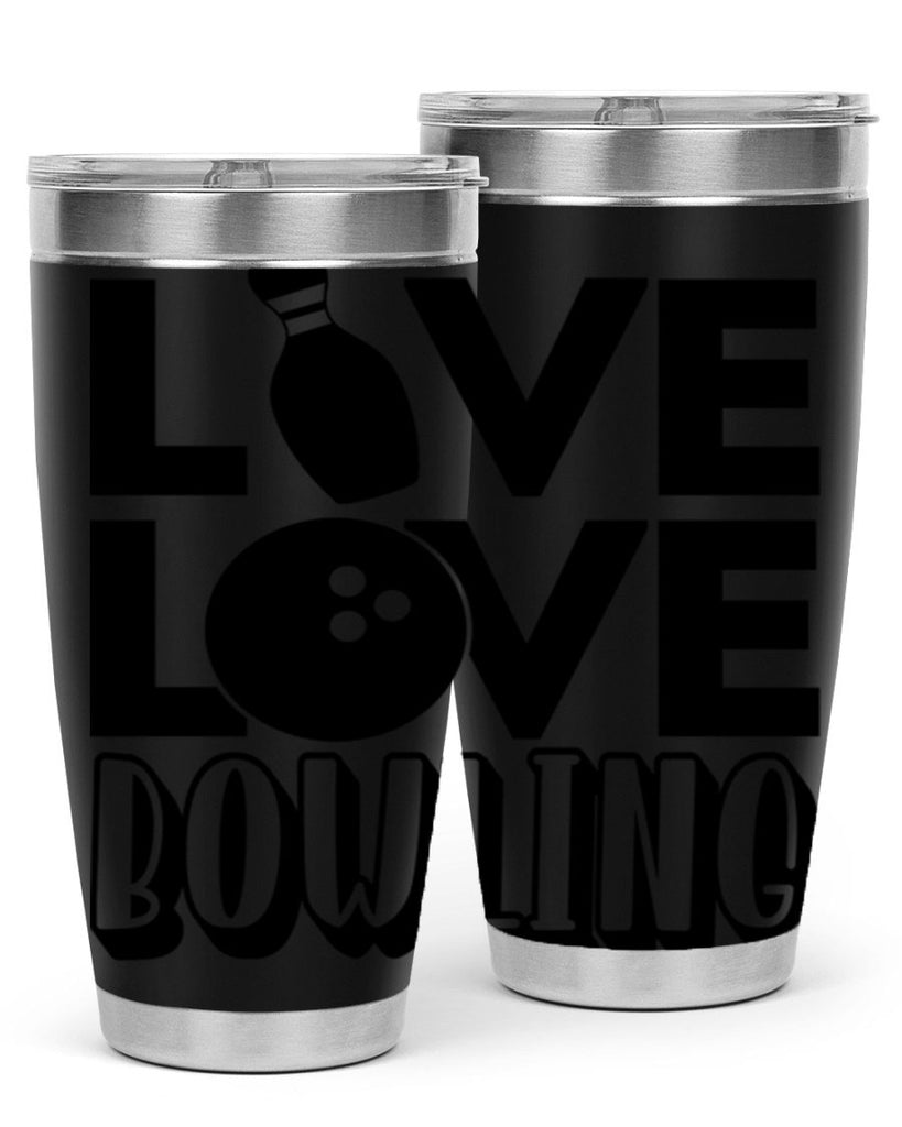 Live Love Bowling 833#- bowlig- Tumbler