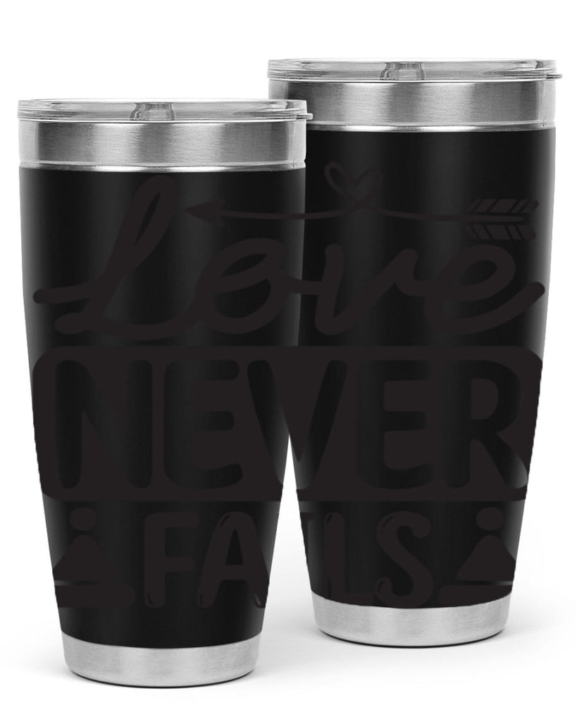 Love never fails 317#- winter- Tumbler