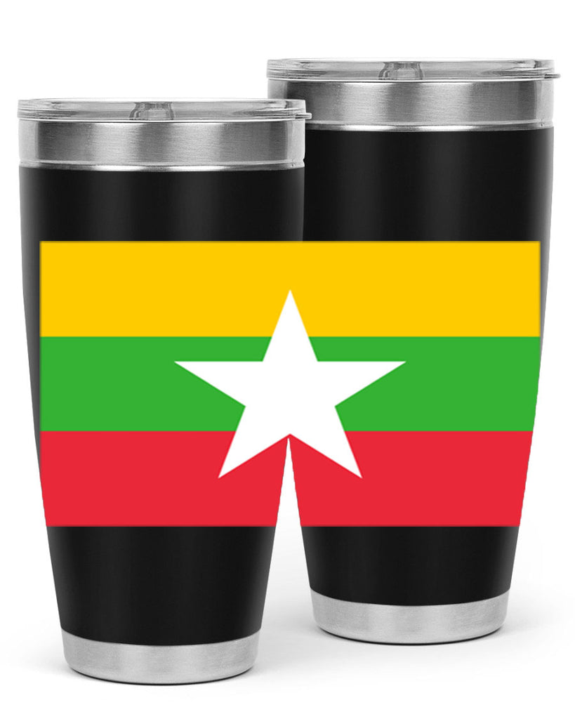 Myanmar 79#- world flags- Tumbler