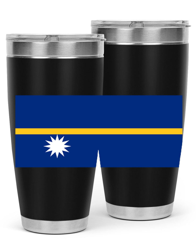 Nauru 77#- world flags- Tumbler
