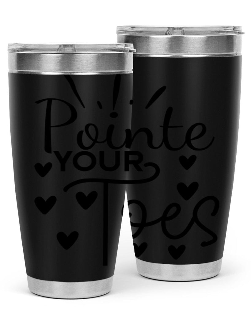 Pointe Your Toes 73#- ballet- Tumbler