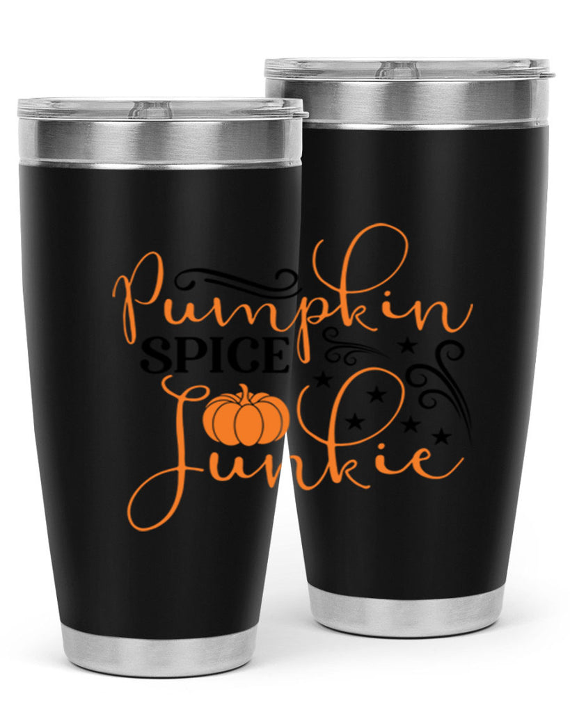 Pumpkin Spice Junkie 549#- fall- Tumbler