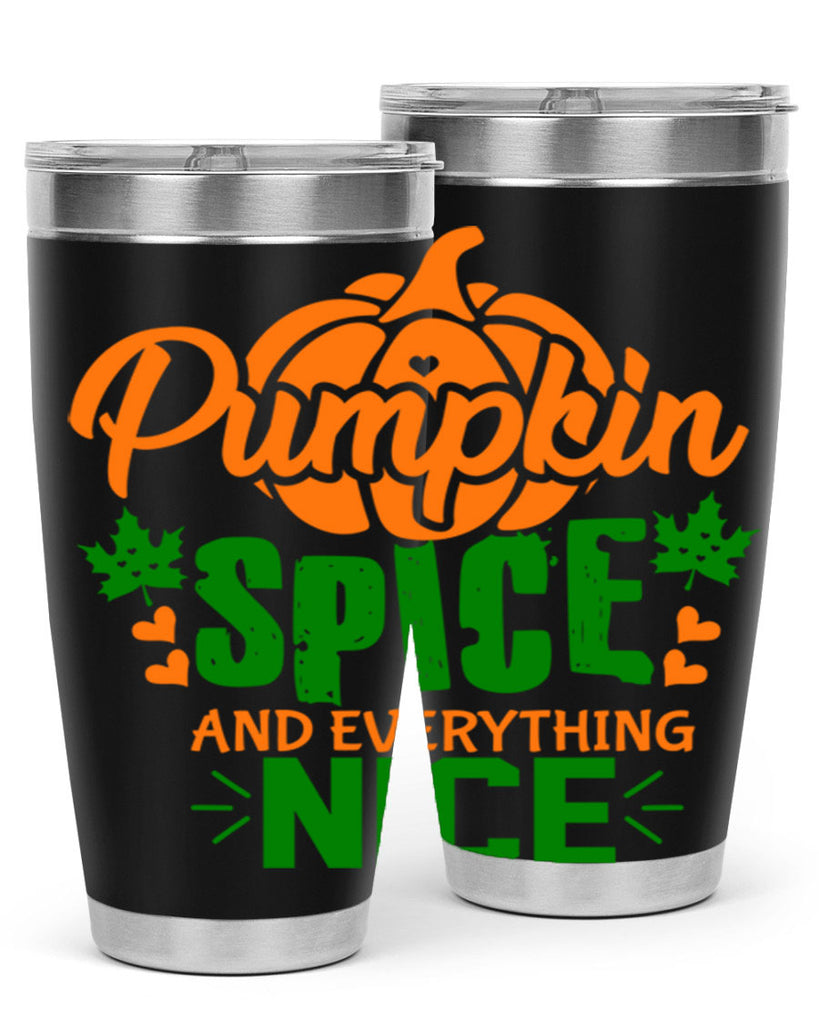 Pumpkin Spice and Everything Nice 538#- fall- Tumbler