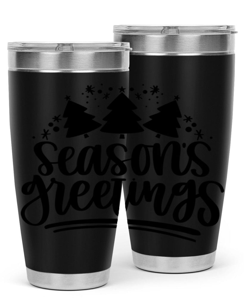Seasons Greetings345#- winter- Tumbler