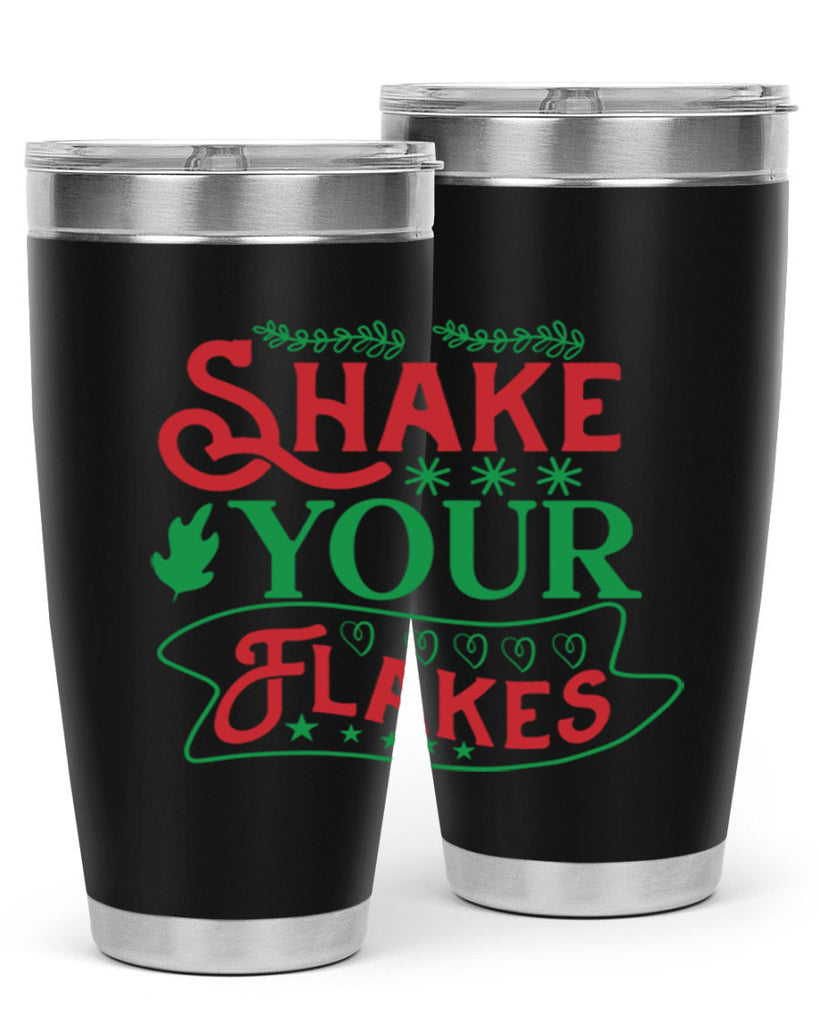 Shake Your Flakes 358#- winter- Tumbler