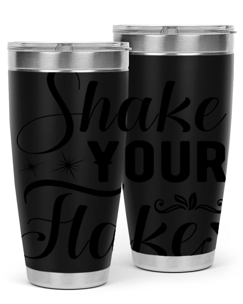 Shake Your Flakes 362#- winter- Tumbler