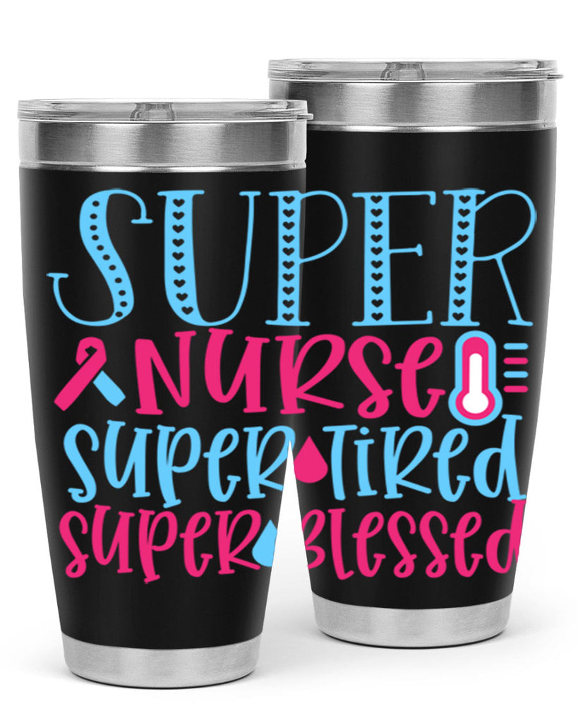 Super Nurse Super Tired Style 346#- nurse- tumbler