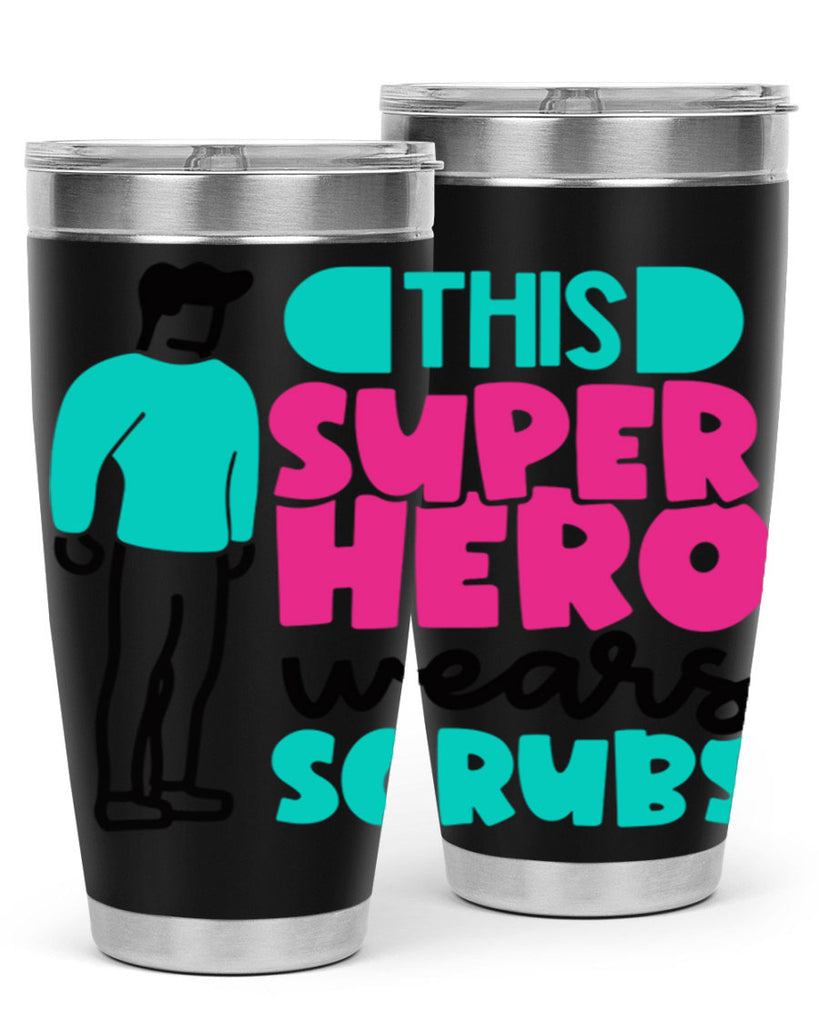 This Superhero Wears Scrubs Style Style 19#- nurse- tumbler