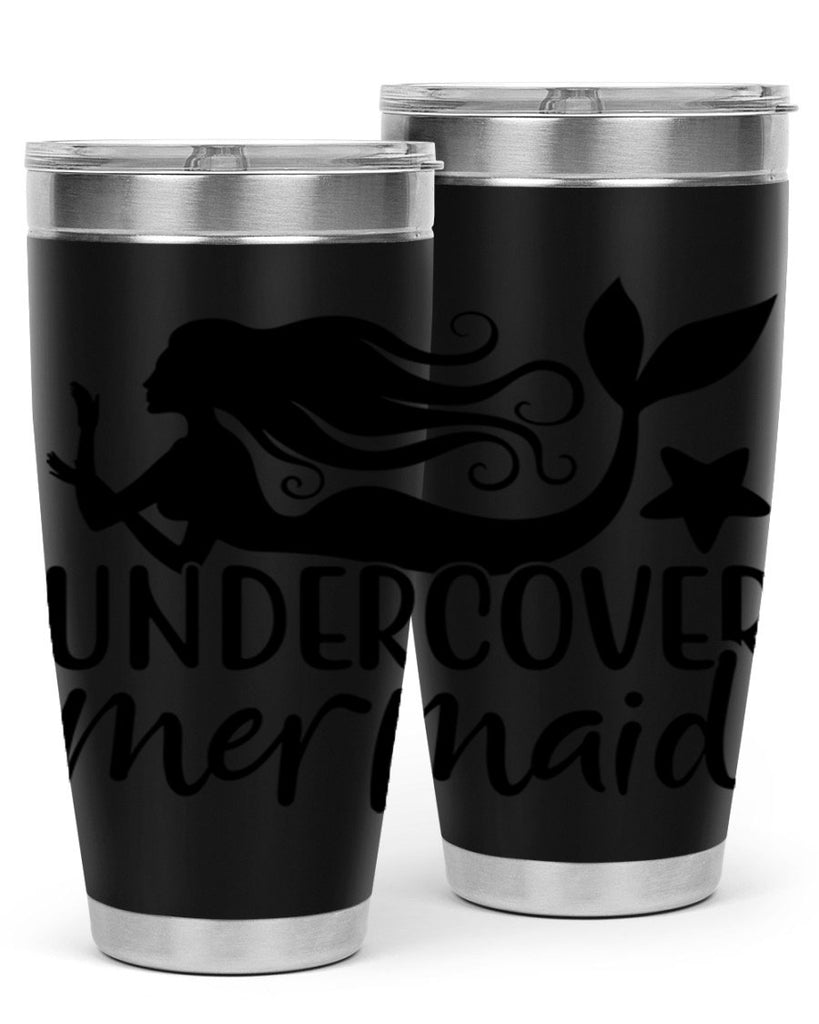 Undercover mermaid 657#- mermaid- Tumbler