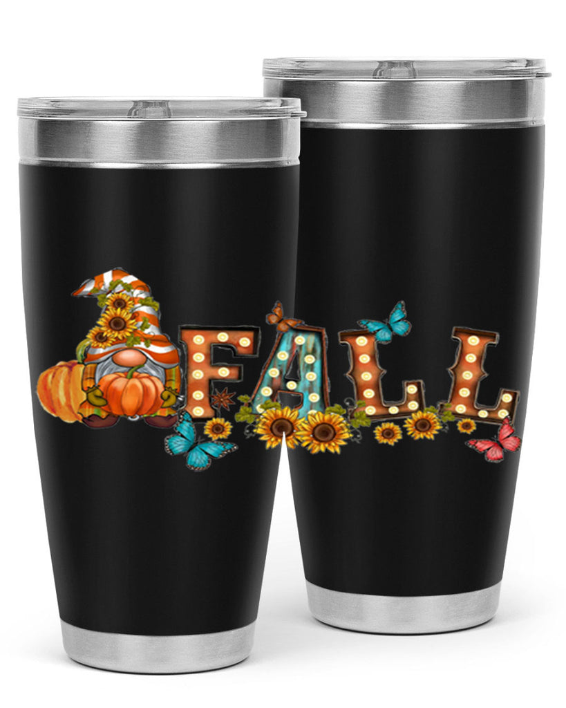 VintageFallGnome 626#- fall- Tumbler