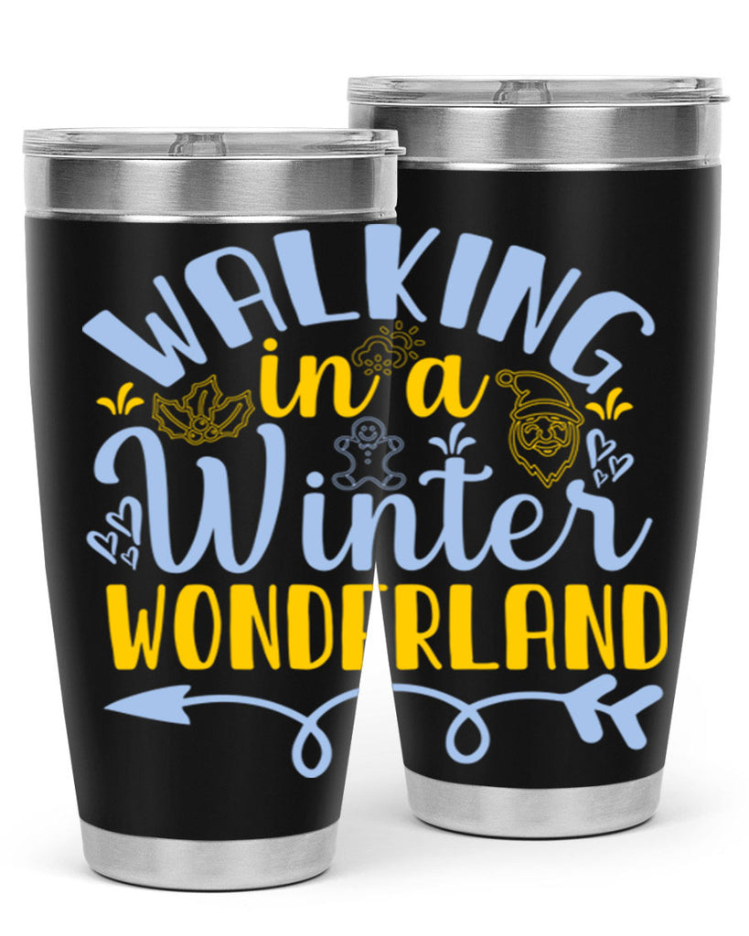 Walking in a winter wonderland440#- winter- Tumbler