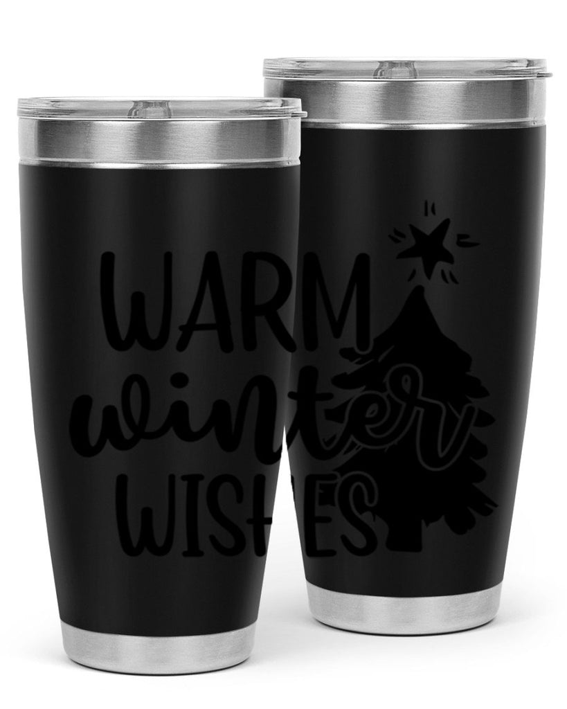 Warm Winter Wishes 451#- winter- Tumbler