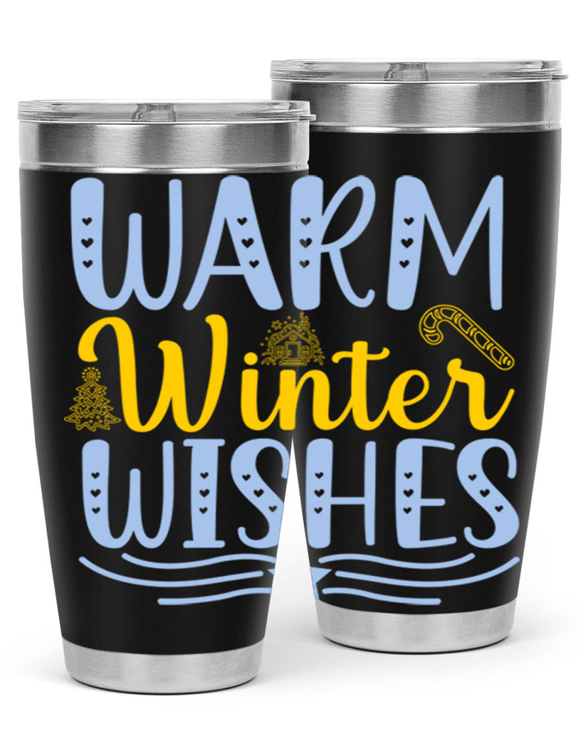 Warm winter wishes 449#- winter- Tumbler