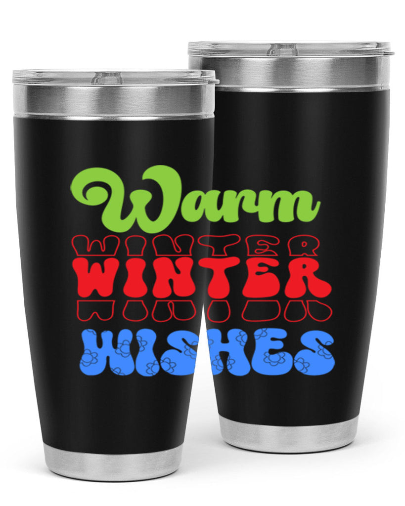 Warm winter wishes 458#- winter- Tumbler