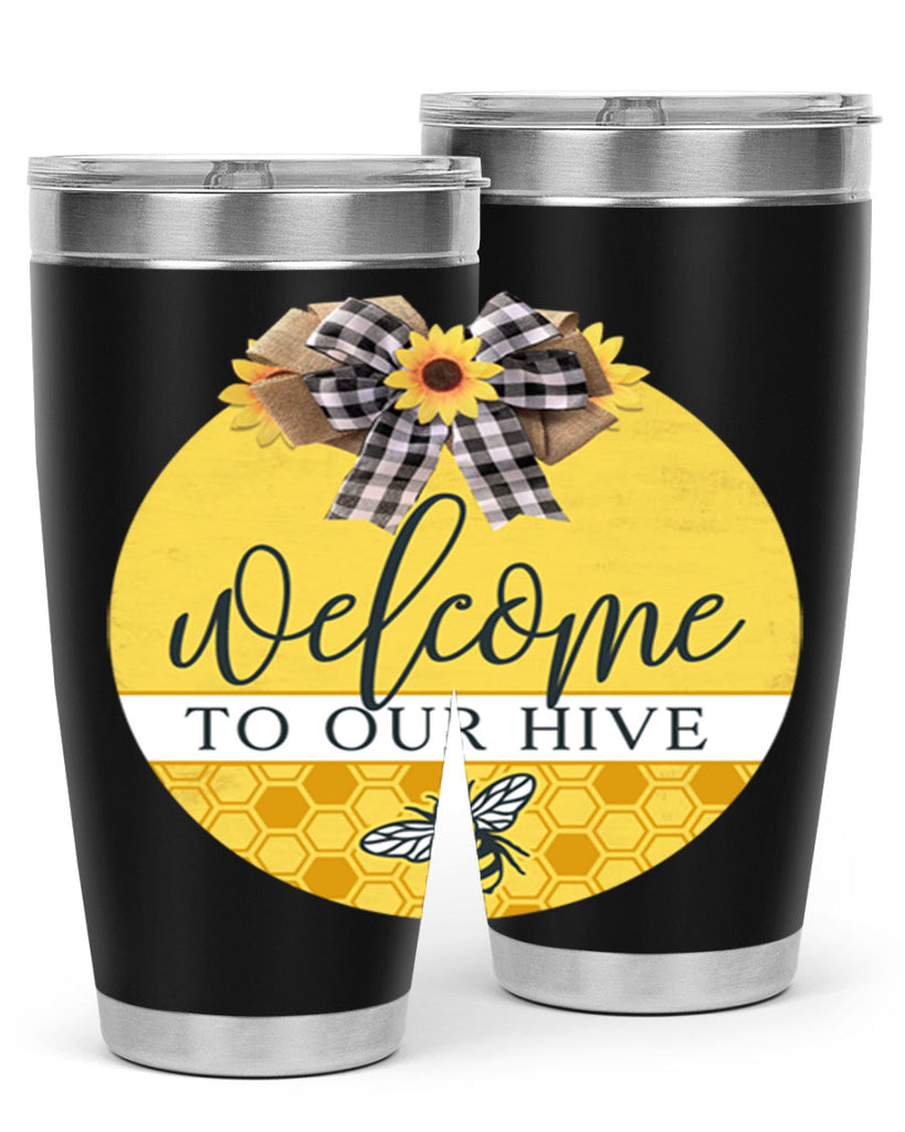 Welcome to our Hive complete yellow Mockup589#- spring- Tumbler