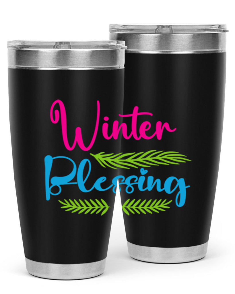 Winter Blessing 486#- winter- Tumbler