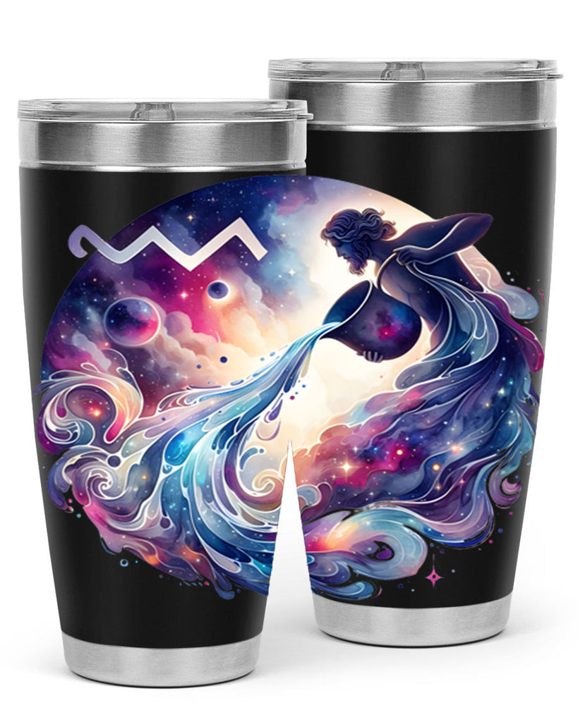 aquarius 89#- zodiac- Tumbler