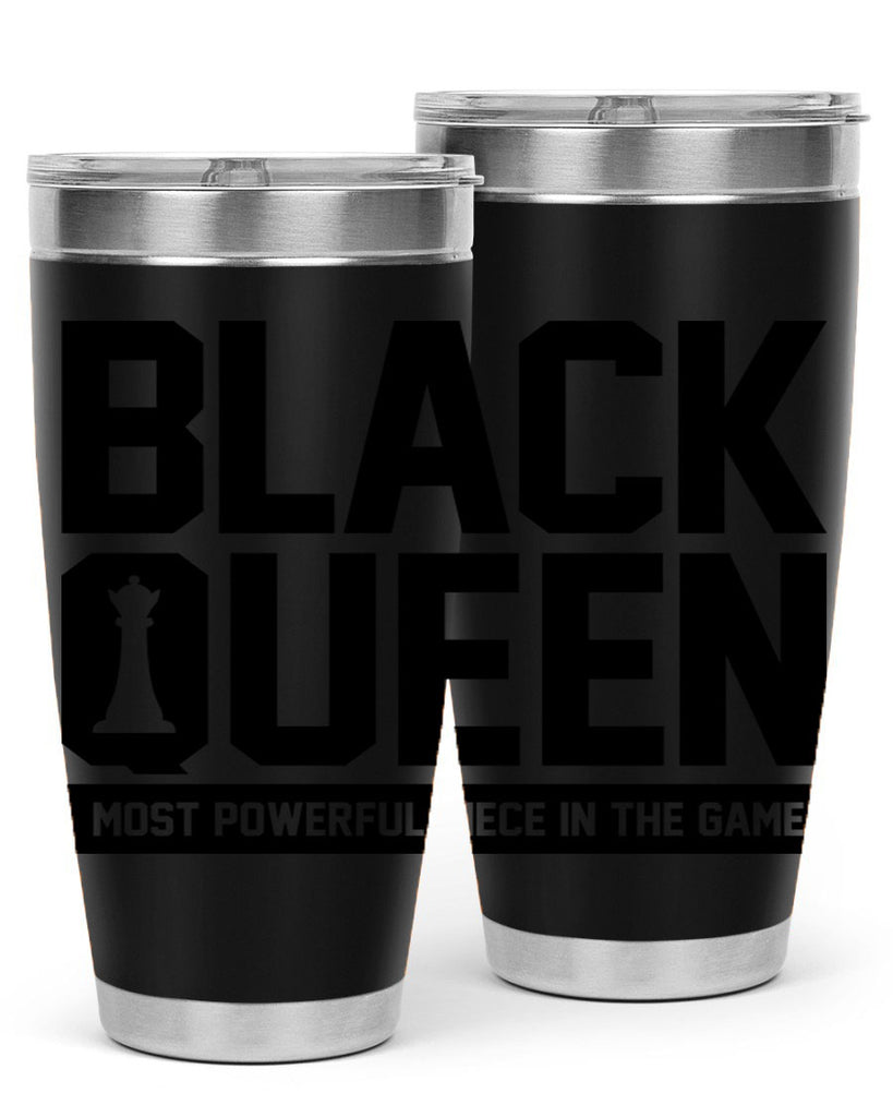black queenchess 194#- black words phrases- Cotton Tank