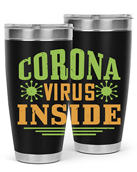 coronavirus inside Style 2#- corona virus- Tumbler