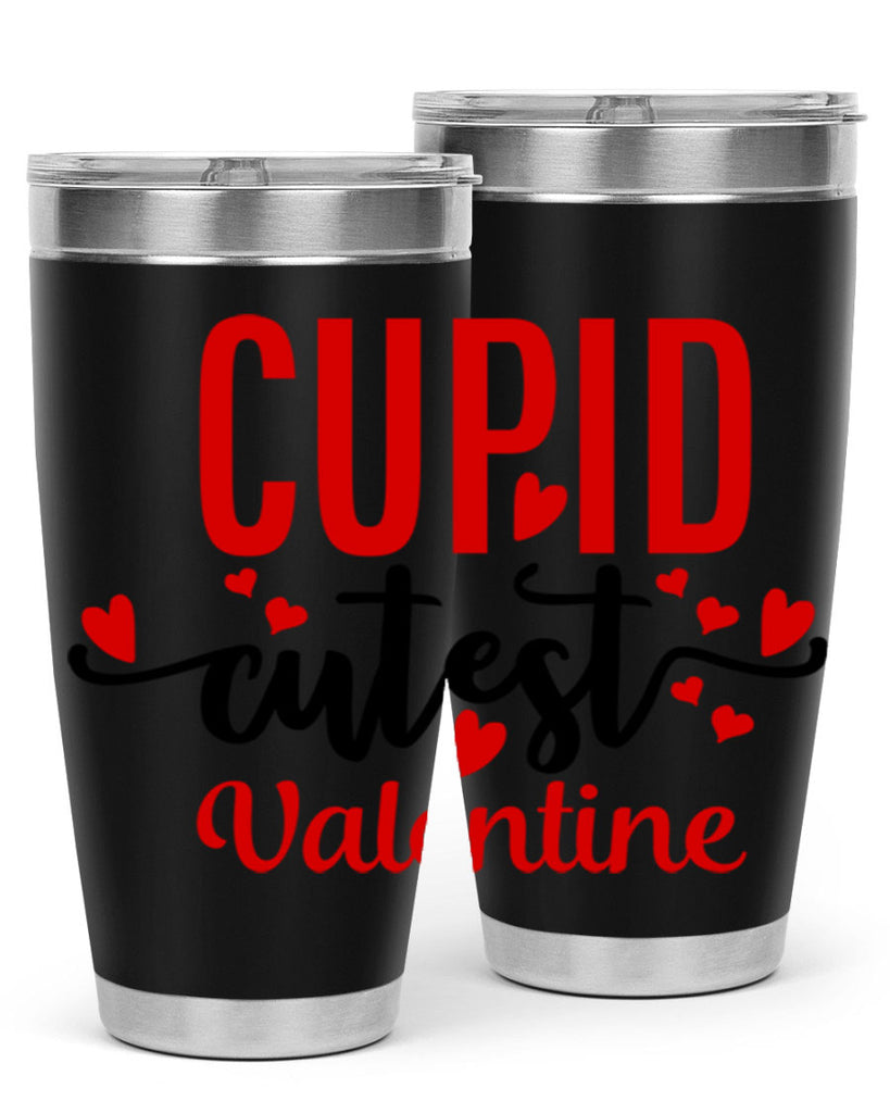 cupid cutest valentine 72#- valentines day- Tumbler