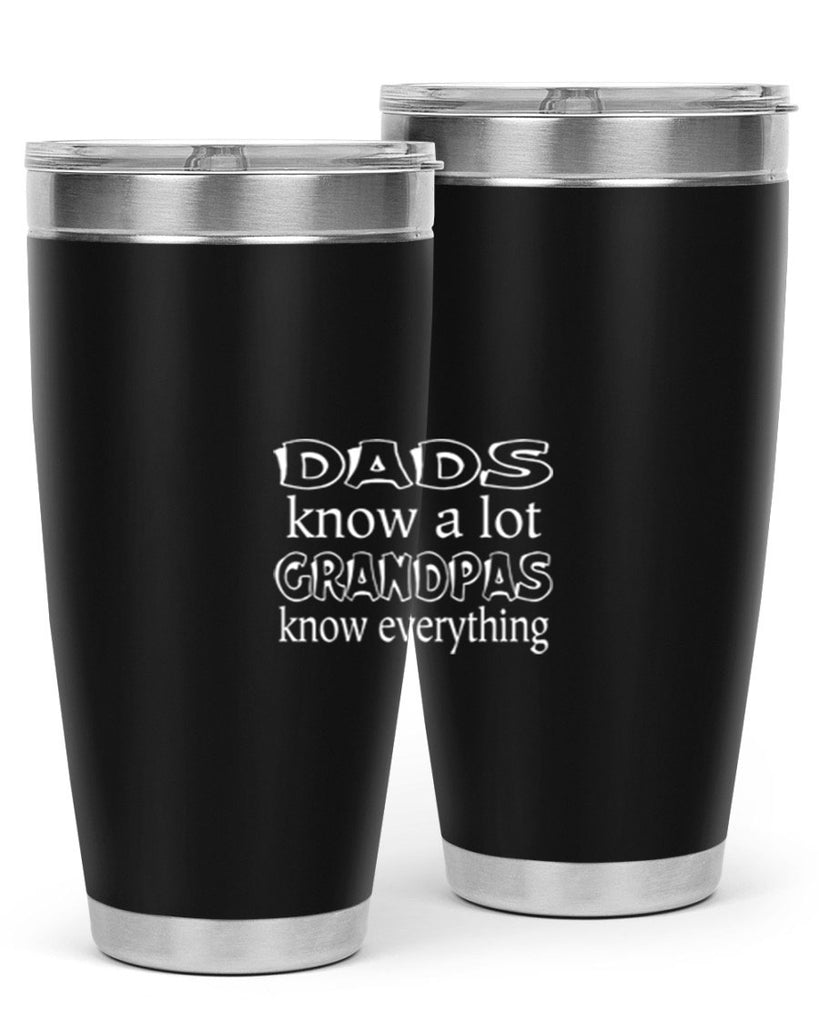 dads know a lot 17#- dad- Tumbler