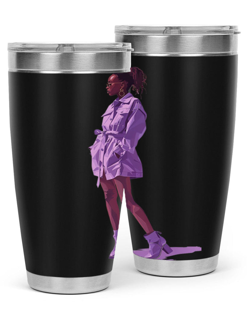fashion girl in lavender 66#- fashion- Cotton Tank
