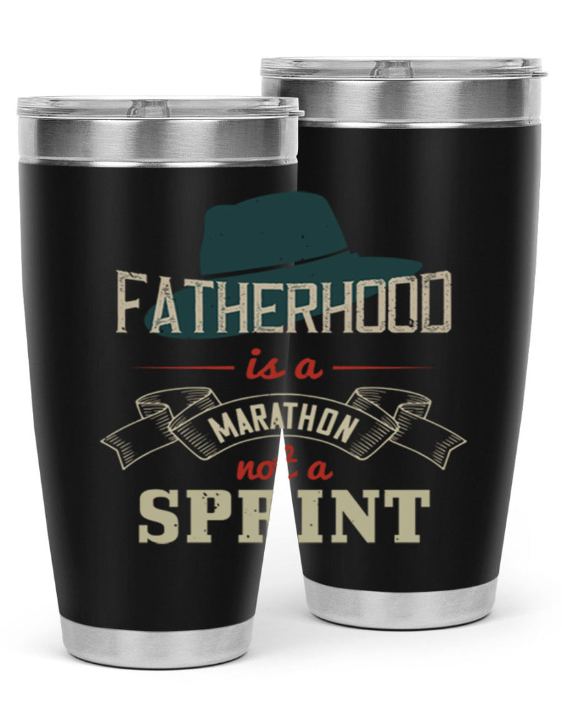fatherhood is a marathon 227#- fathers day- Tumbler