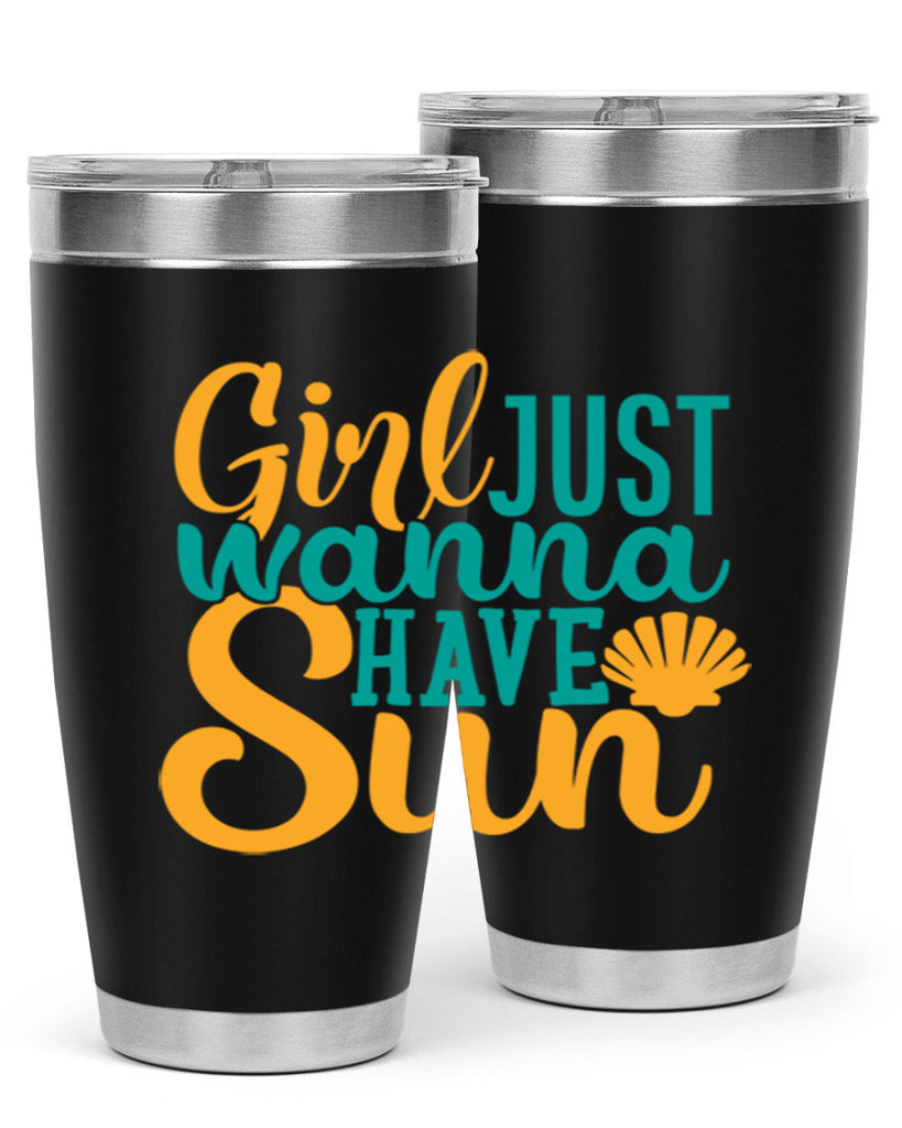 girls just wanna have sun Style 101#- summer- Tumbler