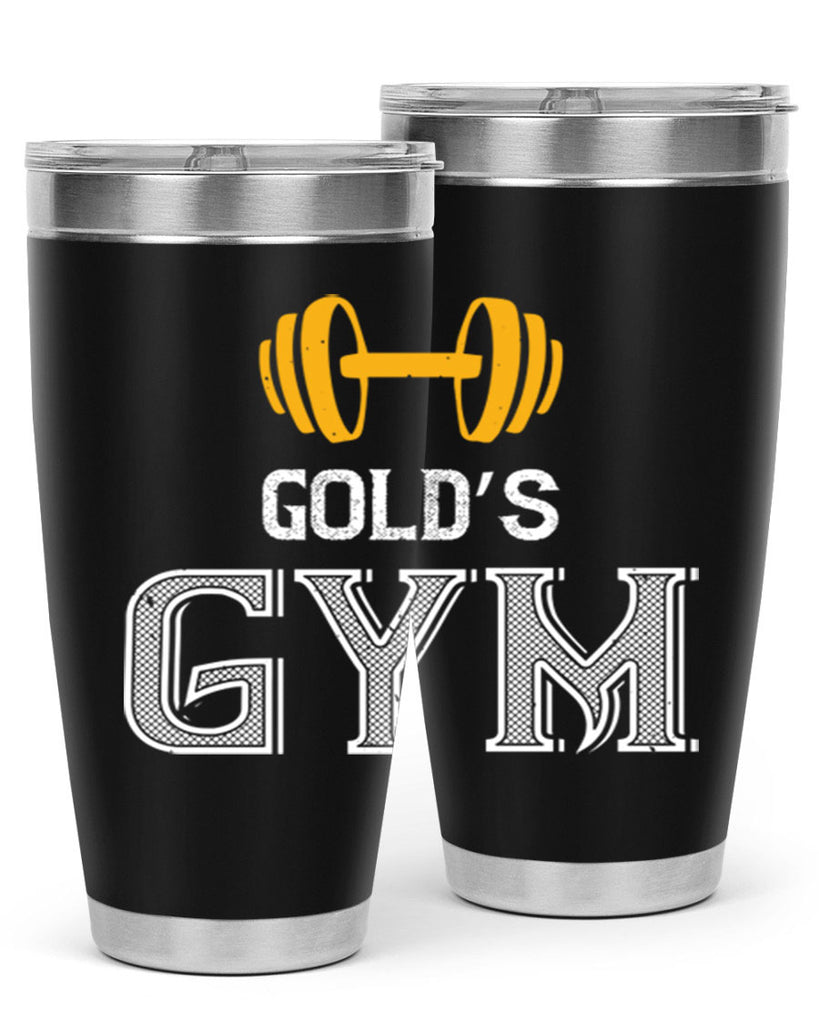 gold gym 101#- gym- Tumbler