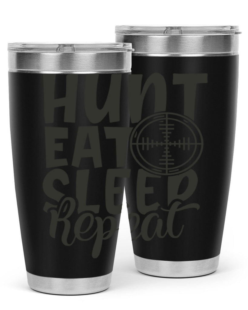 hunt eat sleep repeat 11#- hunting- Tumbler