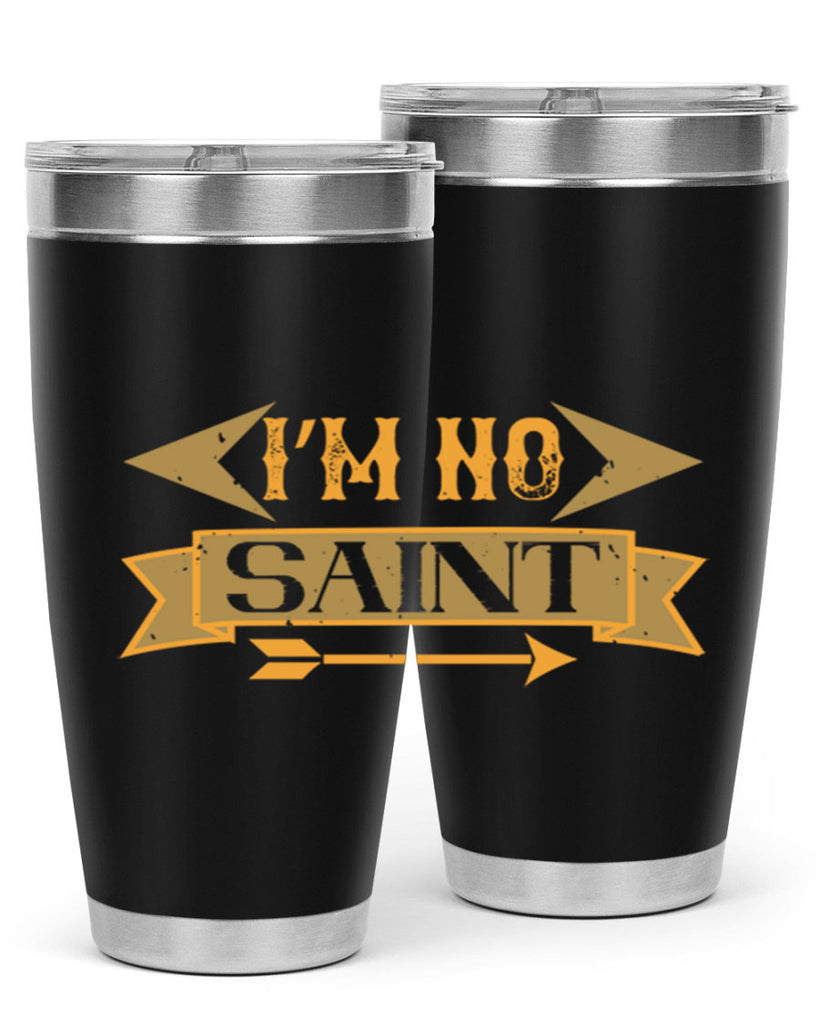 i’m no saint 59#- mardi gras- Tumbler