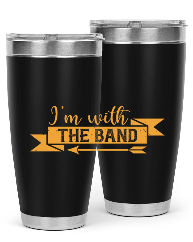 i’m with the band 58#- mardi gras- Tumbler