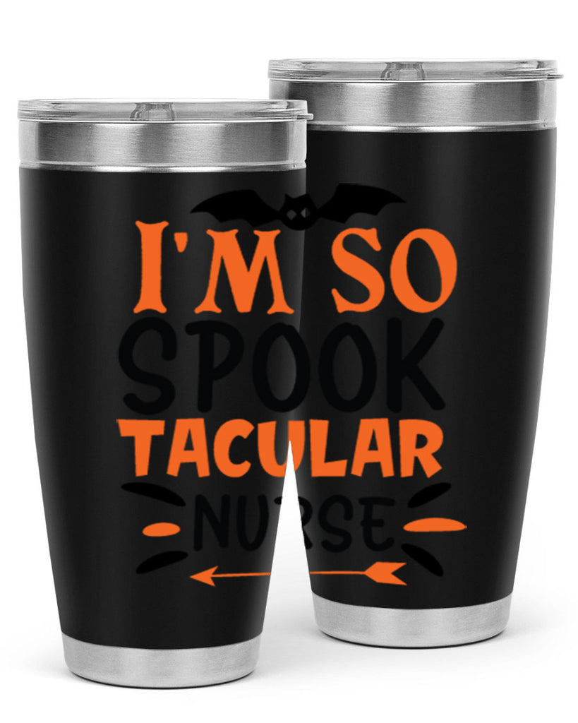 im so spooktacular nurse 111#- halloween- Tumbler