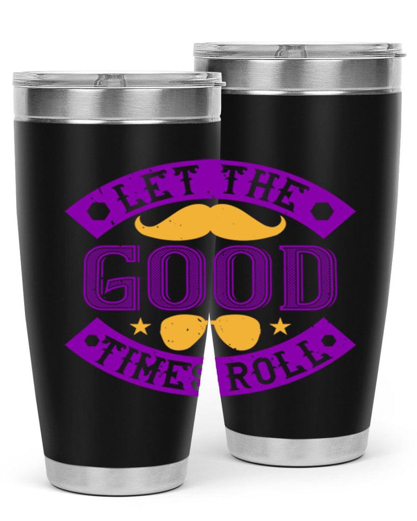 let the good times roll 52#- mardi gras- Tumbler