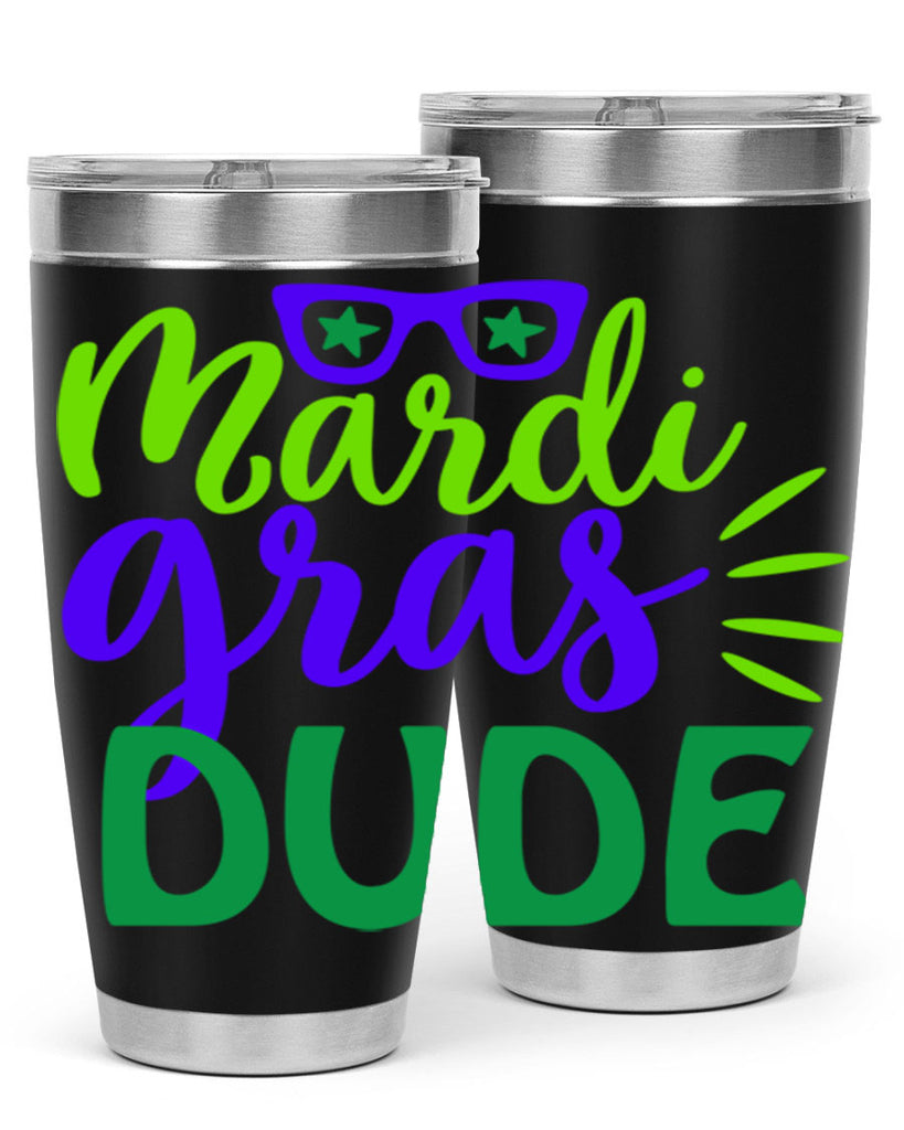 mardi gras dude 10#- mardi gras- Tumbler