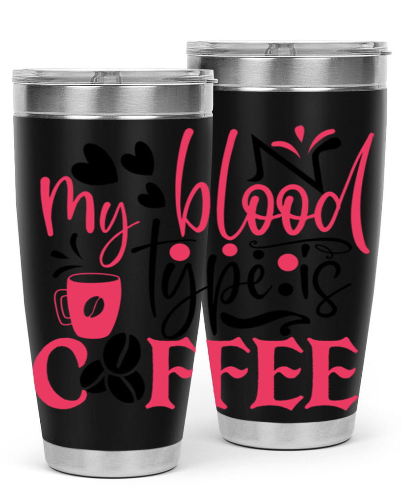 my blood type is coffee Style Style 129#- nurse- tumbler