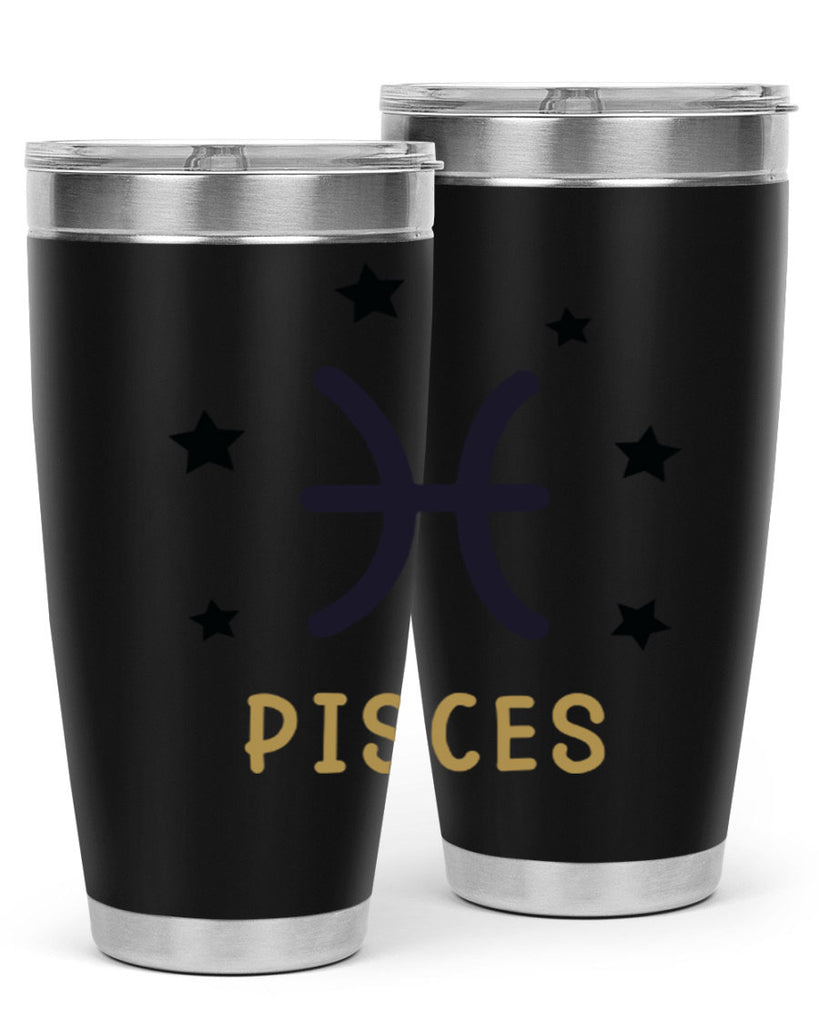 pisces 355#- zodiac- Tumbler