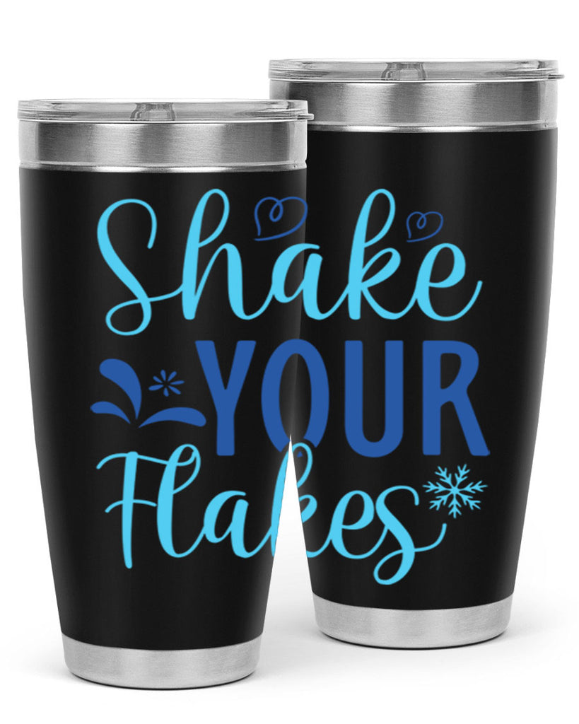 shake your flakes 359#- winter- Tumbler