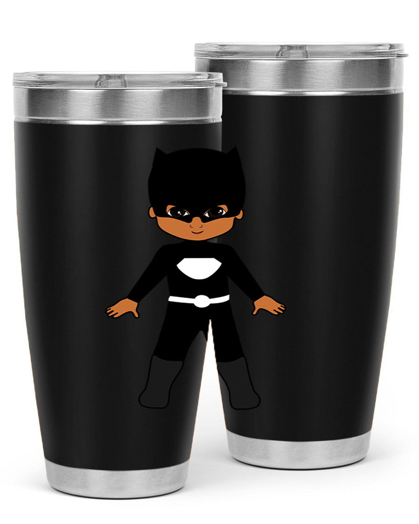 super kid 8#- black men - boys- tumbler
