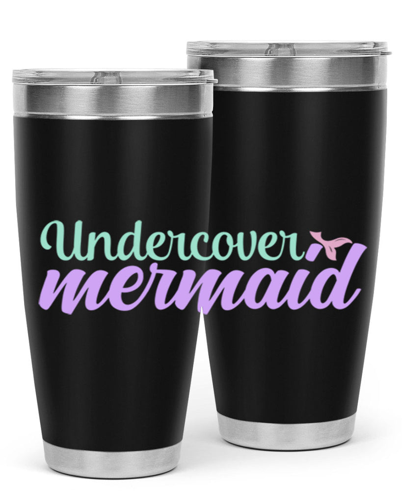 undercover mermaid 8#- mermaid- Tumbler