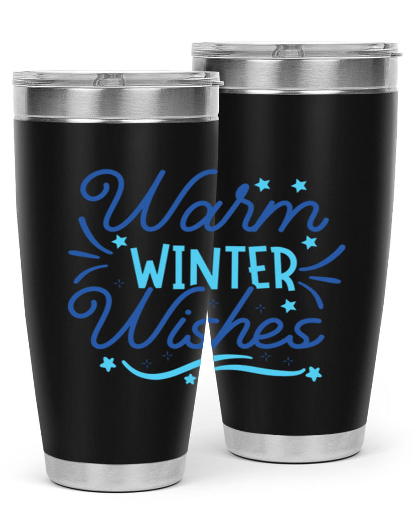 warm winter wishes 457#- winter- Tumbler
