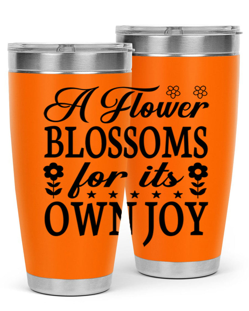 A flower blossoms for its 13#- spring- Tumbler