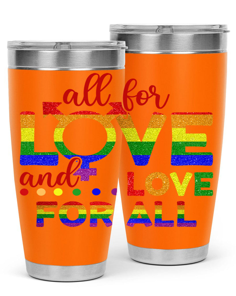 All For Love Love For All Lgbt Design 45#- lgbt- Tumbler