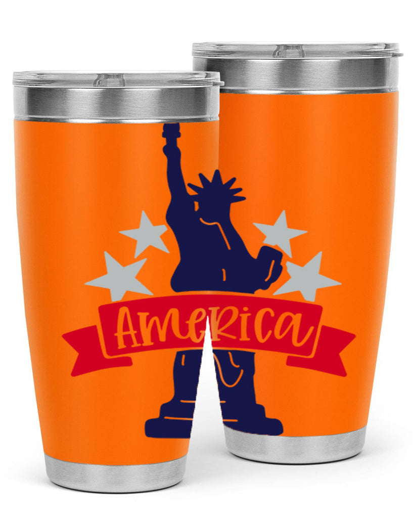 America Style 145#- Fourt Of July- Tumbler